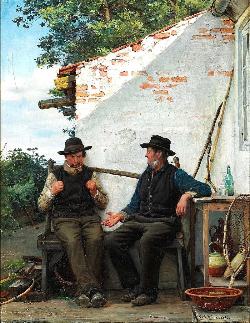 Conversazione tra vecchi pescatori, 1880 - Bruun Rasmussen, Bredgade